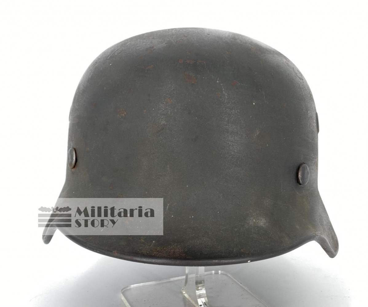 M40 Waffen SS Single Decal helmet - M40 Waffen SS Single Decal helmet: German Headgear