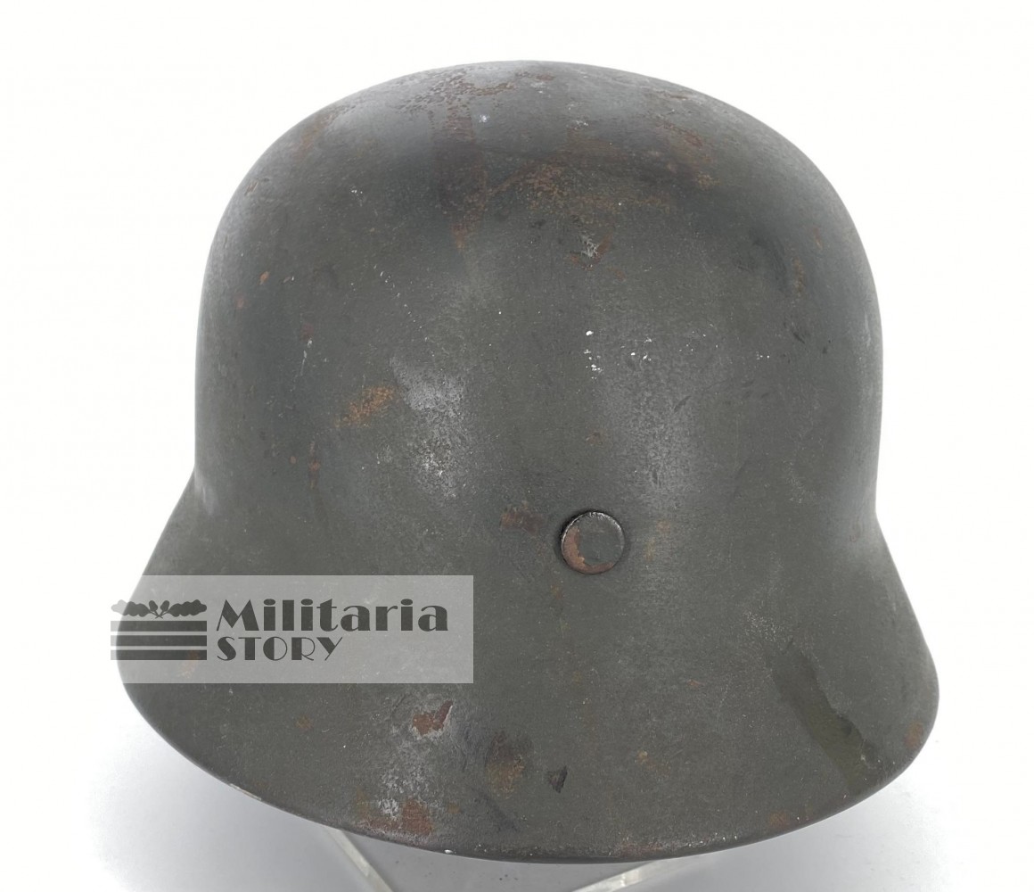 M40 Waffen SS Single Decal helmet - M40 Waffen SS Single Decal helmet: German Headgear